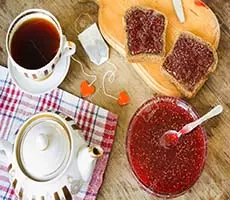 چای با مربا در آذربایجان