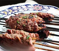 لوله کباب غذای مخصوص باکو